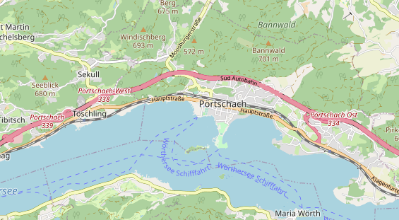 Restaurant auf Karte