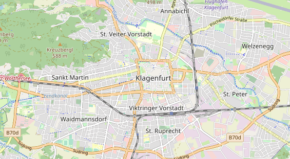 Restaurant auf Karte