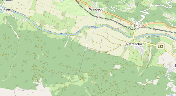 Restaurant auf Karte