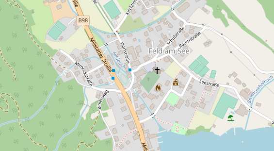 Restaurant auf Karte