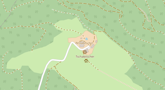 Restaurant auf Karte