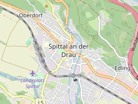 Restaurant auf Karte