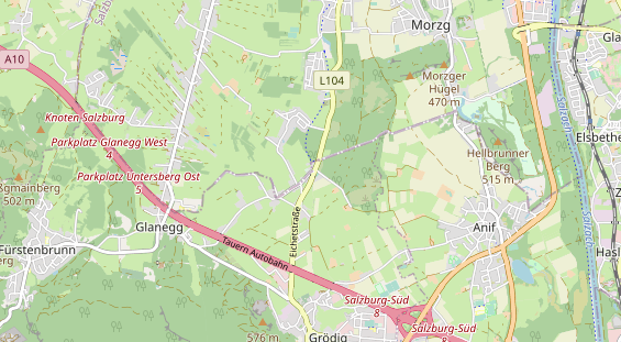 Restaurant auf Karte