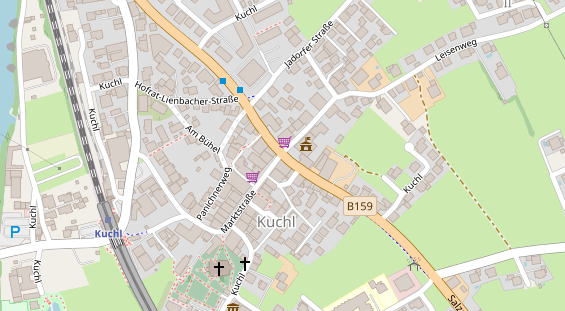 Restaurant auf Karte