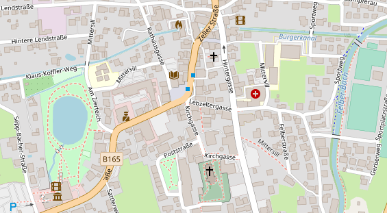 Restaurant auf Karte