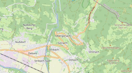 Restaurant auf Karte