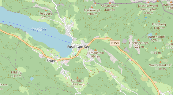 Restaurant auf Karte