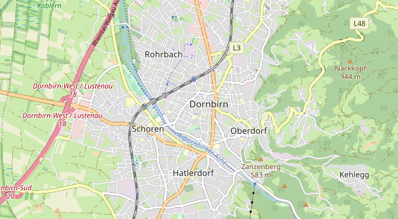 Restaurant auf Karte