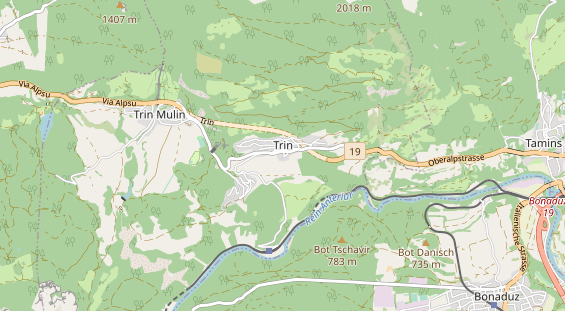 Restaurant auf Karte