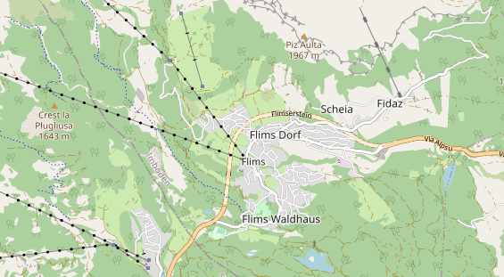 Restaurant auf Karte