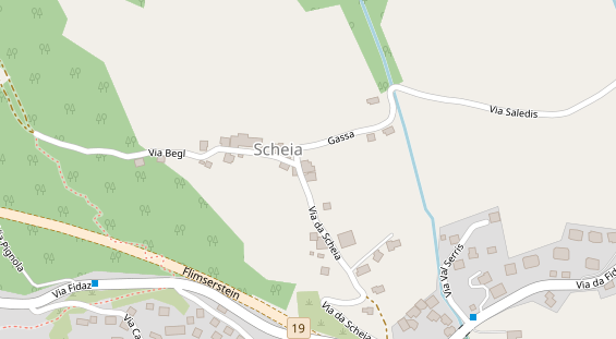 Restaurant auf Karte