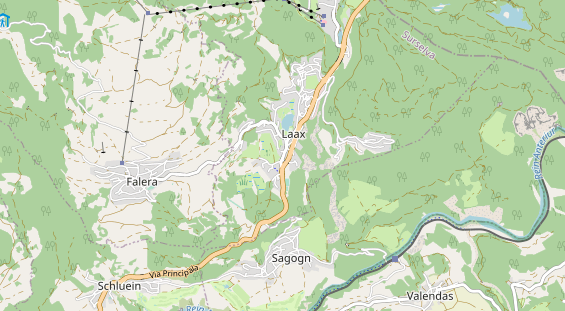 Restaurant auf Karte