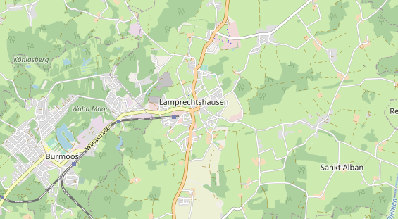 Restaurant auf Karte