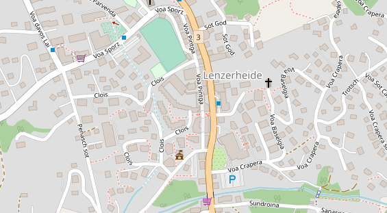 Restaurant auf Karte