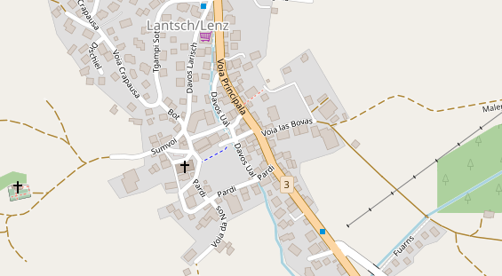 Restaurant auf Karte