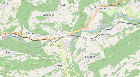 Restaurant auf Karte