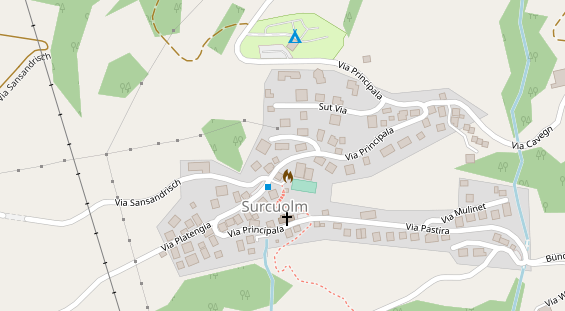 Restaurant auf Karte