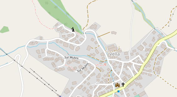 Restaurant auf Karte