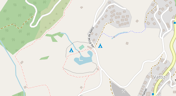 Restaurant auf Karte