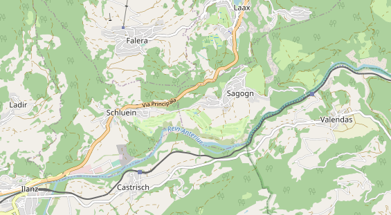 Restaurant auf Karte