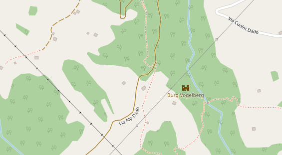 Restaurant auf Karte