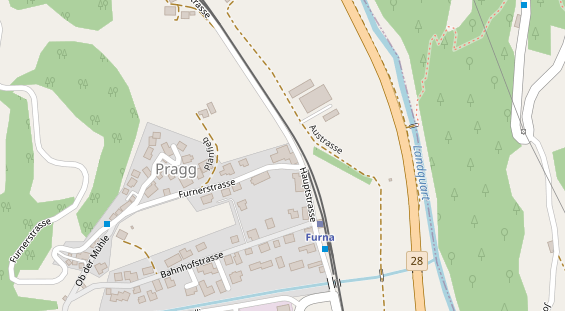 Restaurant auf Karte