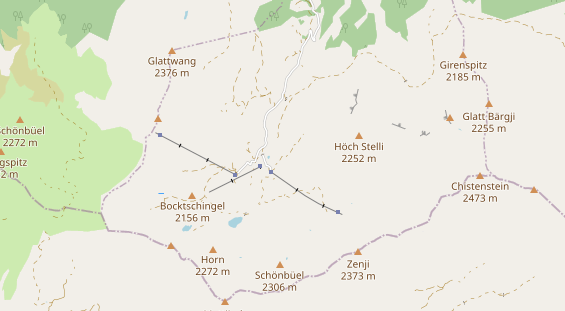 Restaurant auf Karte