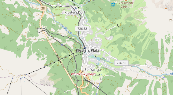 Restaurant auf Karte