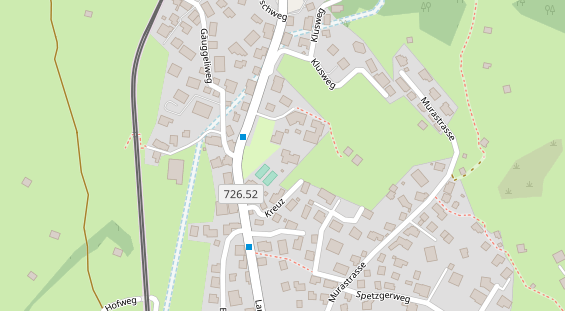 Restaurant auf Karte