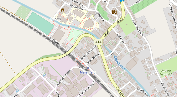 Restaurant auf Karte