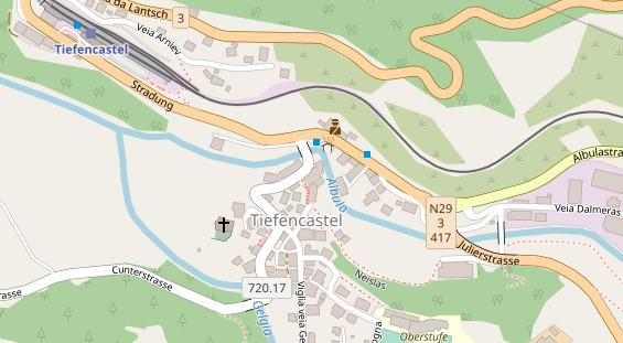 Restaurant auf Karte