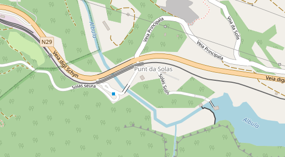 Restaurant auf Karte