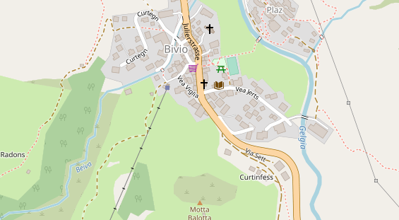 Restaurant auf Karte