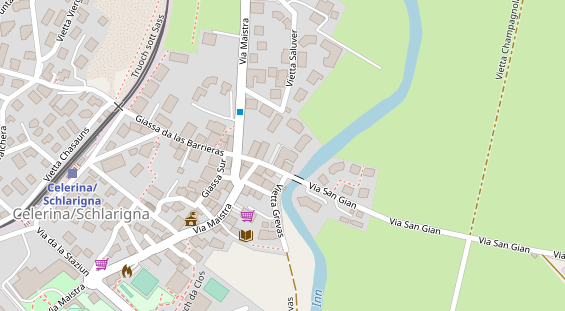 Restaurant auf Karte