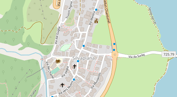 Restaurant auf Karte