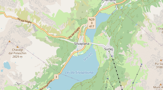 Restaurant auf Karte