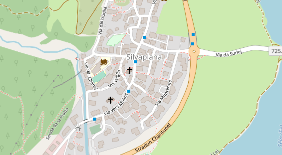 Restaurant auf Karte