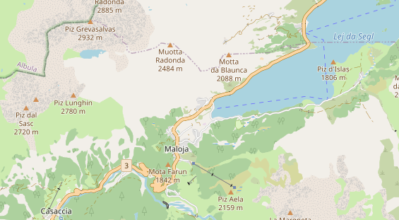 Restaurant auf Karte