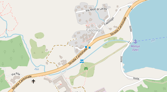 Restaurant auf Karte