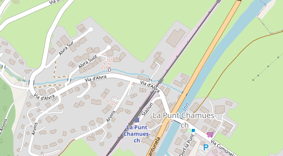 Restaurant auf Karte