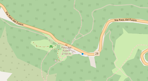 Restaurant auf Karte