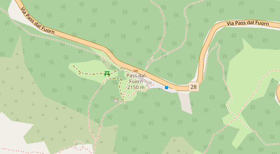 Restaurant auf Karte