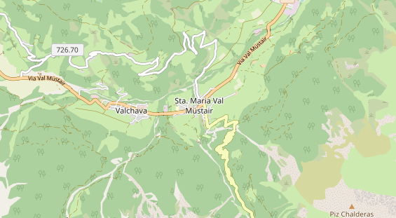 Restaurant auf Karte