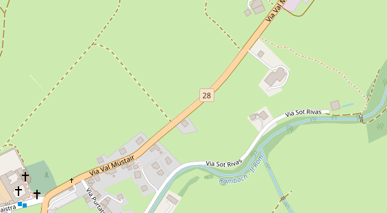 Restaurant auf Karte