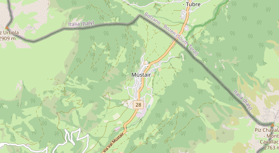 Restaurant auf Karte