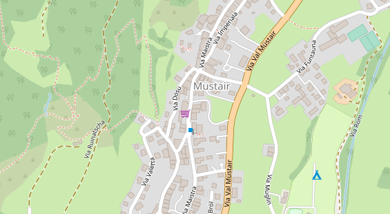 Restaurant auf Karte