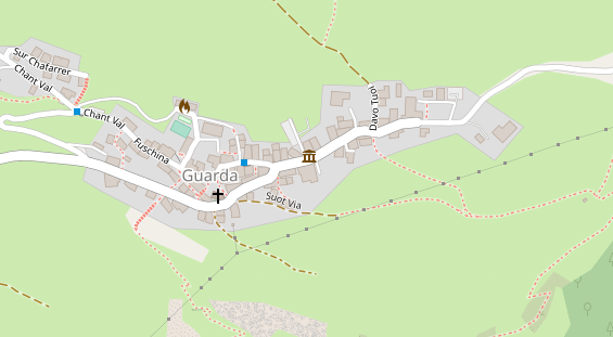 Restaurant auf Karte