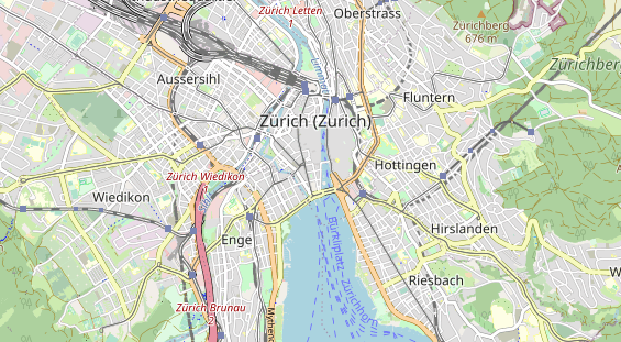 Restaurant auf Karte