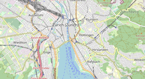 Restaurant auf Karte