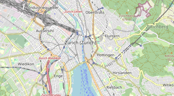 Restaurant auf Karte